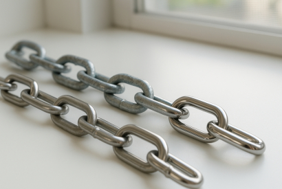 Diferencias entre la cadenilla galvanizada y la de acero inoxidable